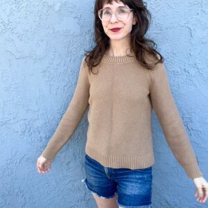 J. Crew Classic crewneck sweater Size Medium fisherman